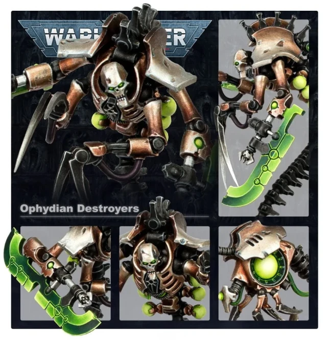 Necrons Ophydian Destroyers