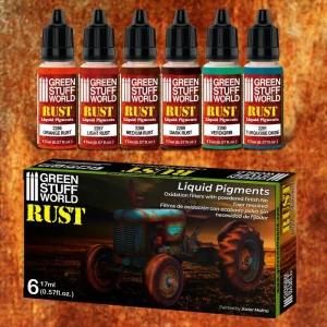 Green Stuff World Liquid PigmentsPaint Set - RUST