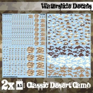 Decal sheets - CLASSIC DESERTOCHRES CAMO