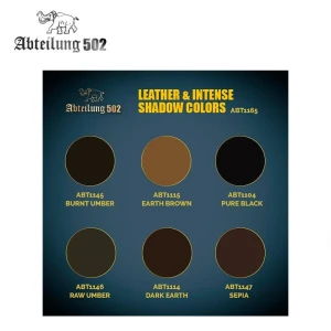 Abt1165 Leather & Intense Shadow Colors