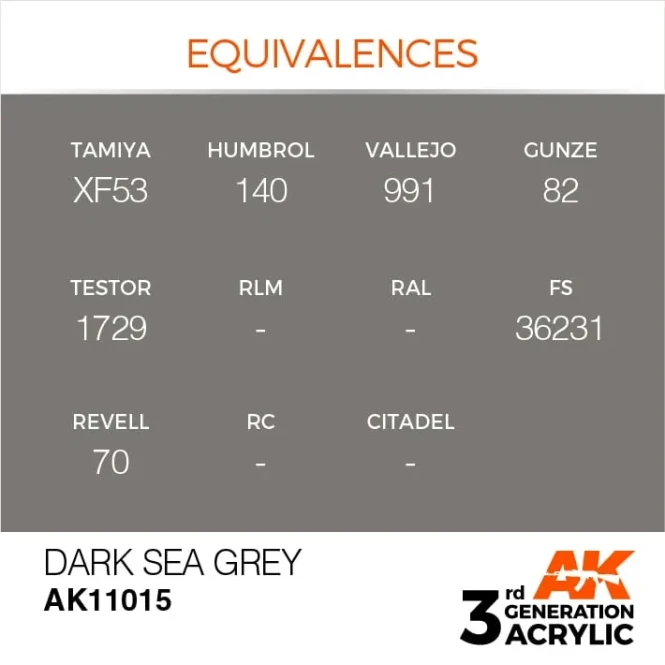 DARK SEA GREY – STANDARD