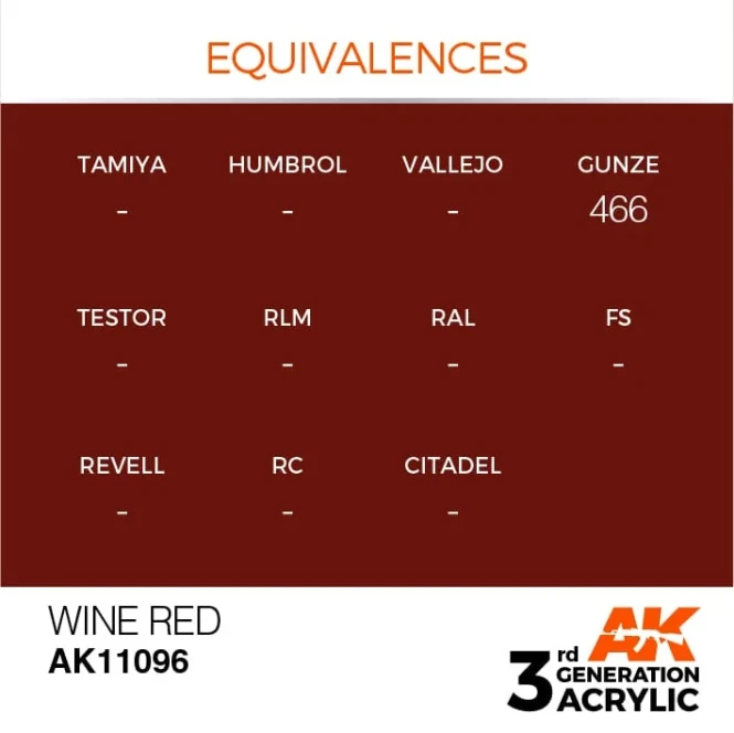 WINE RED – STANDARD