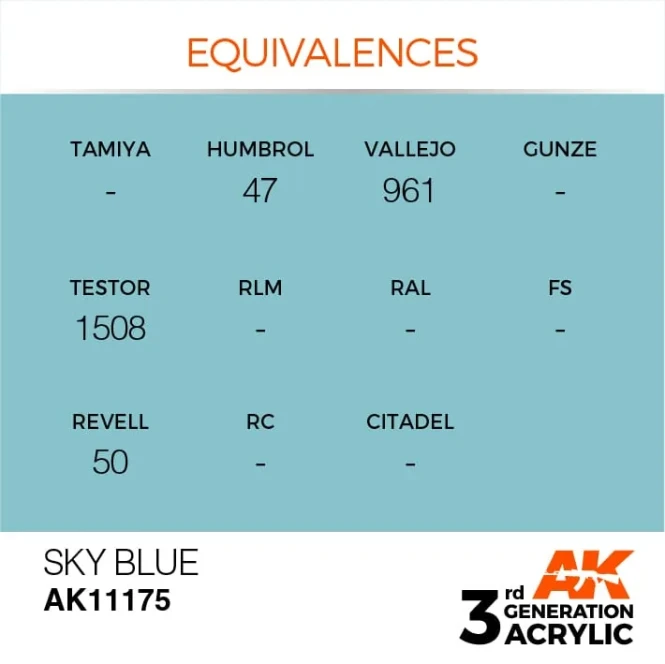 SKY BLUE – STANDARD