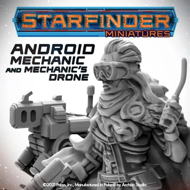 ANDROID MECHANIC (with mechanic's drone)