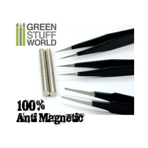 100% Anti-magnetic QUARTZ Tweezers SET