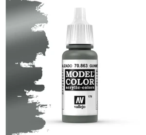 VALLEJO 70863 Model Color 198 - Gunmetal - 18 ml