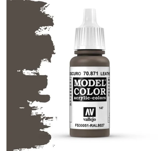VALLEJO 70871 Model Color 144 - Leather Brown - 18