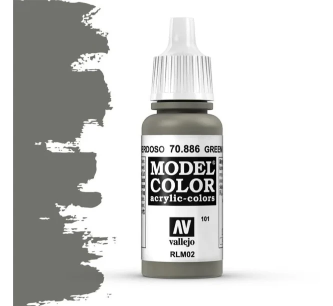 VALLEJO 70886 Model Color 098 - Green Grey - 18 ml