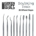 GSW 10x Sculpting Tools Narzedzia do rzeźbienia