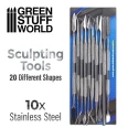 GSW 10x Sculpting Tools Narzedzia do rzeźbienia