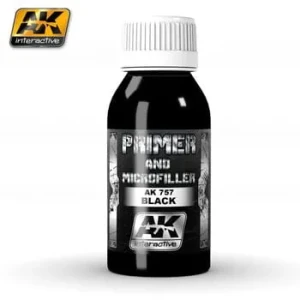 AK757 BLACK PRIMER AND MICROFILLER (100ML)