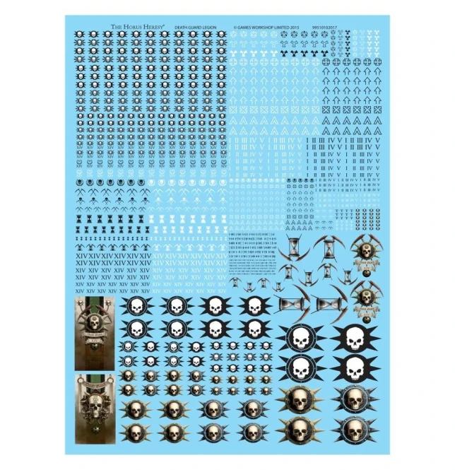 Death Guard Legion Transfer Sheet Horus Heresy
