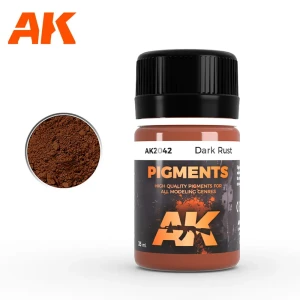 Dark Rust Pigment 35ml Ciemna Rdza Pigment  AK2042