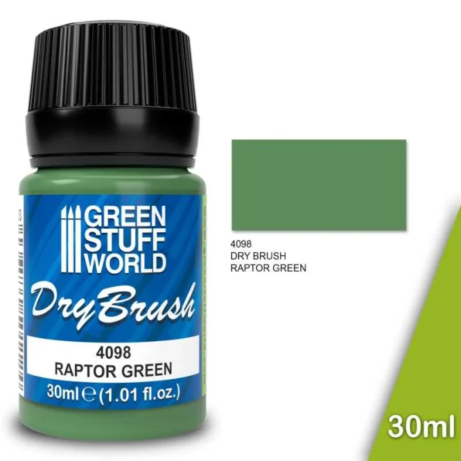 Green Stuff World Dry Colors - RAPTOR GREEN 30 ml