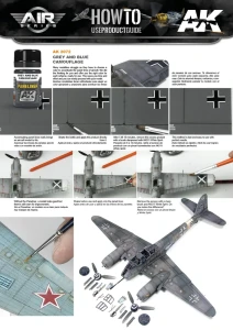 Paneliner for grey and blue camouflage AK2072