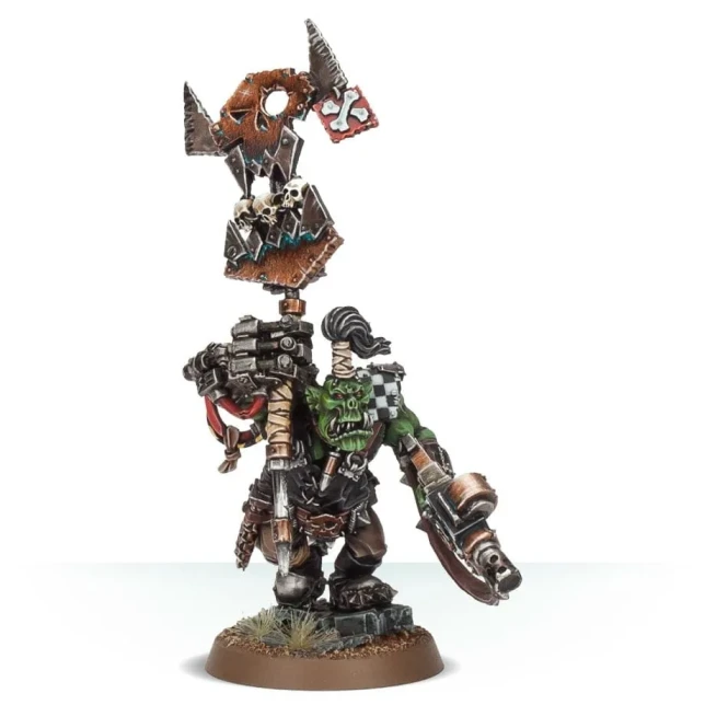 Orks Nob With Waaagh! Banner