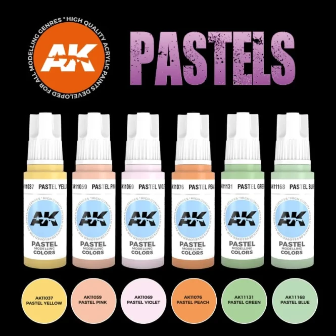 PASTELS COLORS SET