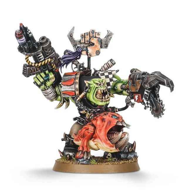 Orks Warboss with Attack Squig