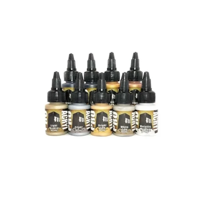Pro Acryl Metallic Set (9x22mL)