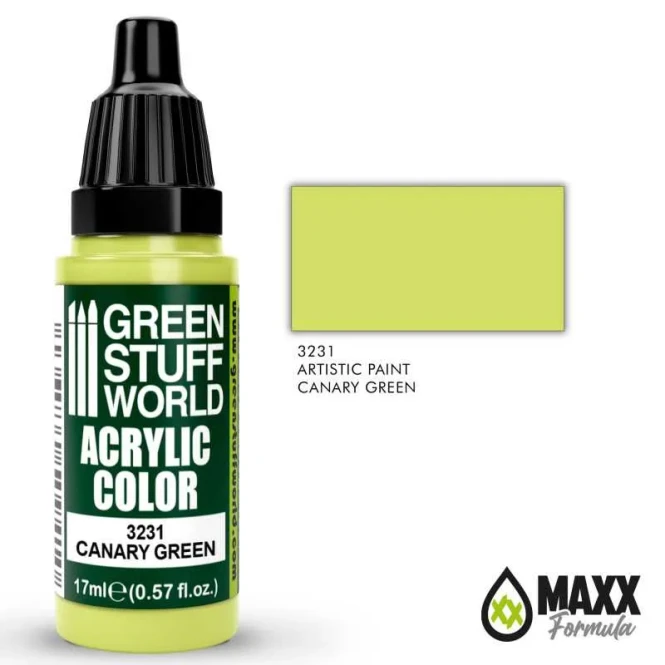 Acrylic Color CANARY GREEN