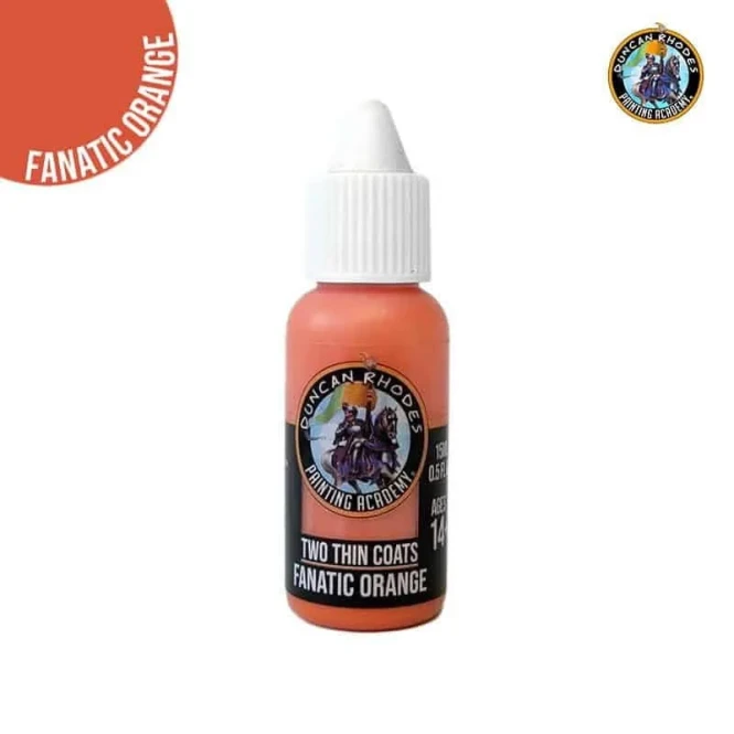 Farbka Two Thin Coats: Fanatic Orange  15ml