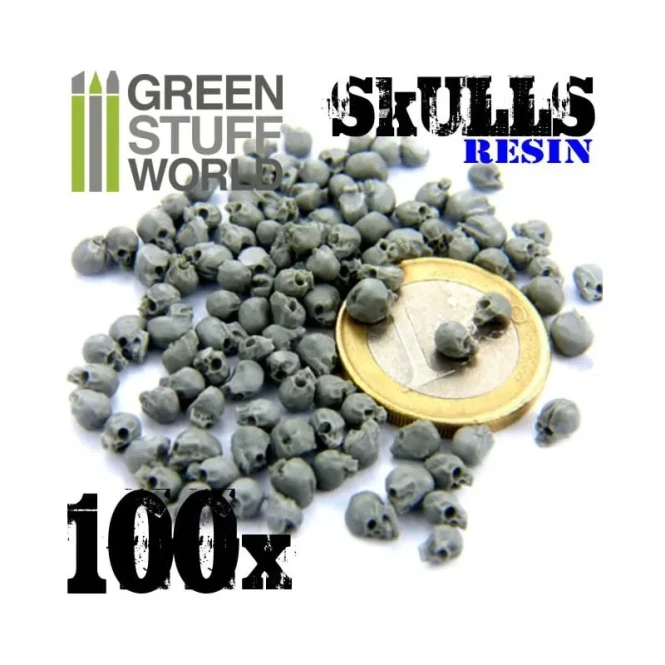 100x Resin Skulls
