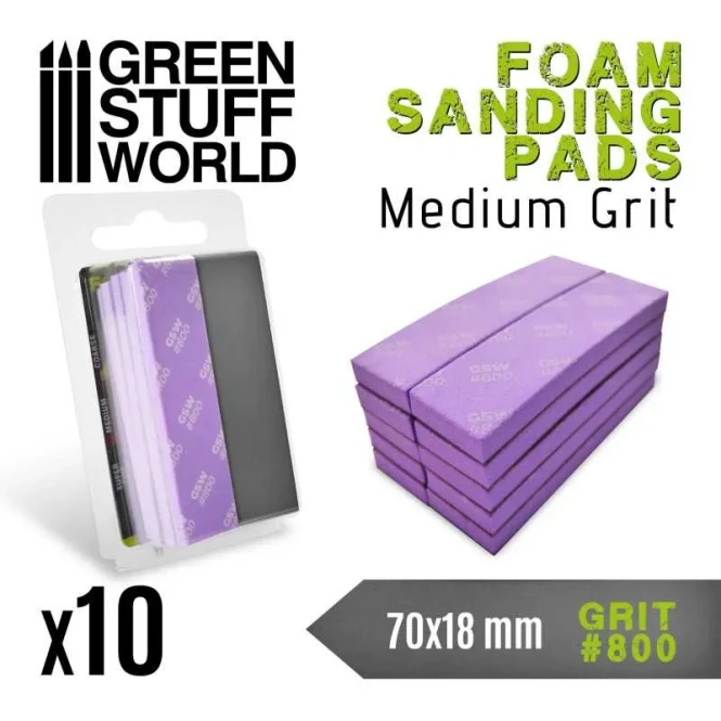 Foam Sanding Pads 800 grit