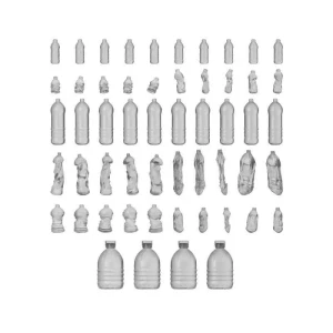 3D printed set - Water Bottles