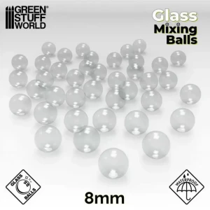 Glass Mixing balls 8mm ( 40 szt. w opakowaniu)