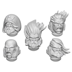 3d wydruki Techno Wolf Heads x 10