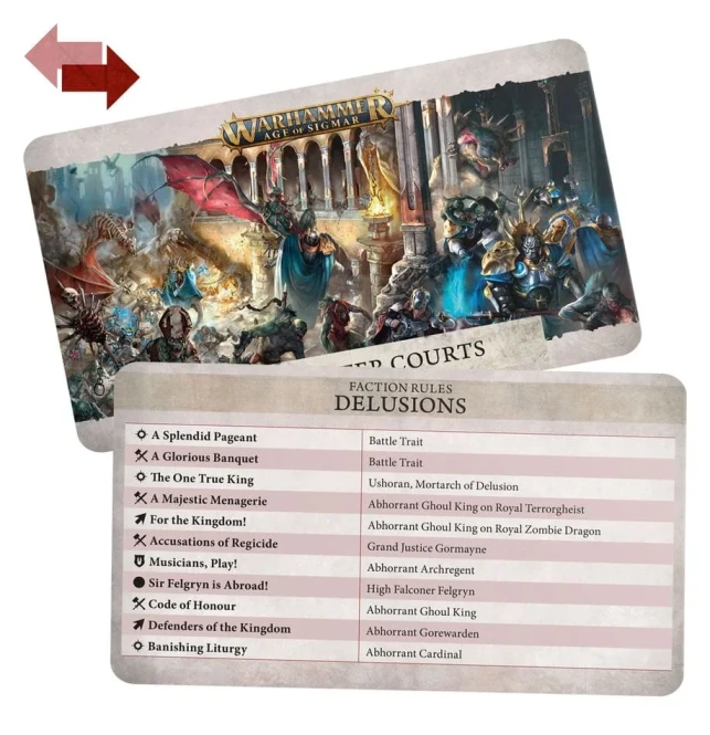 Warscroll Cards: Flesh-eater Courts