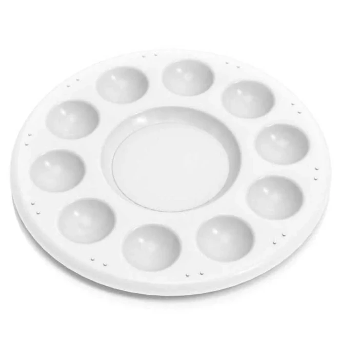 Plastic Round Mixing Palette