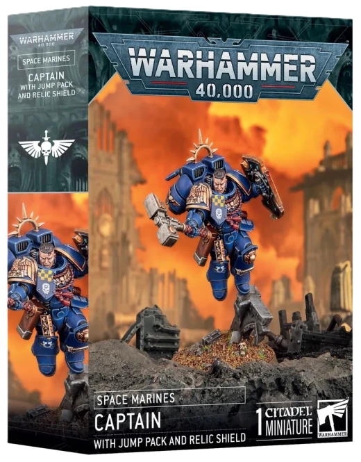 Captain With Jump Pack & Relic Shield