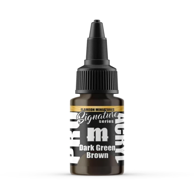 Pro Acryl Flameon Miniatures Dark Green Brown