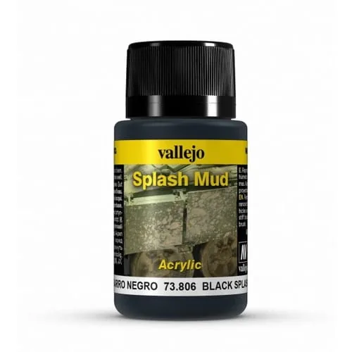 VALLEJO 73806 Weathering Effects 40 ml Black Splas