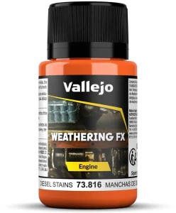 VALLEJO 73816 Weathering Effects 40 ml Diesel Stai