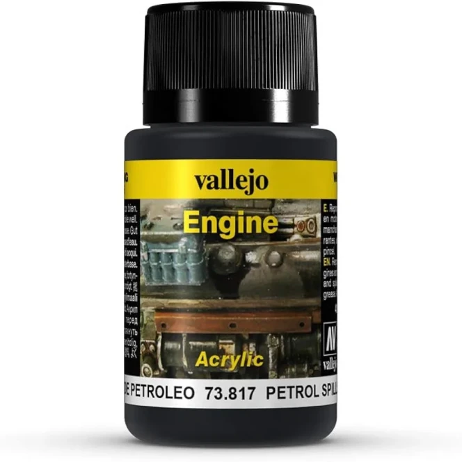 VALLEJO 73817 Weathering Effects 40 ml Petrol Spil