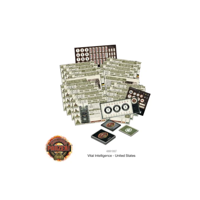 Achtung Panzer Card/Token Bundle: USA