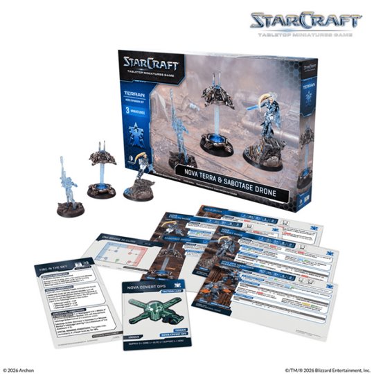 Starcraft Nova Terra - Terran - Hero Expansion Set