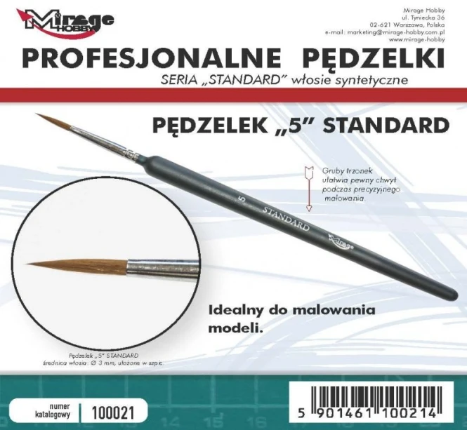 100021 MIRAGE PĘDZELEK STANDARD ROZMIAR 5
