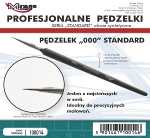 100014 MIRAGE PĘDZELEK STANDARD ROZMIAR 000