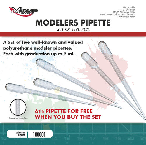 100001 MIRAGE PIPETKI ZESTAW 5+1