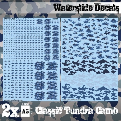 Decal sheets - CLASSIC TUNDRAINDUSTRIAL CAMO