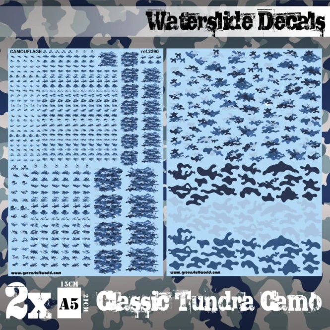 Decal sheets - CLASSIC TUNDRAINDUSTRIAL CAMO