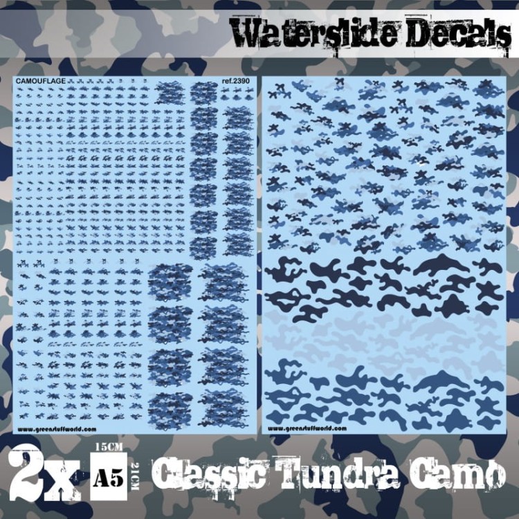 Decal sheets - CLASSIC TUNDRAINDUSTRIAL CAMO