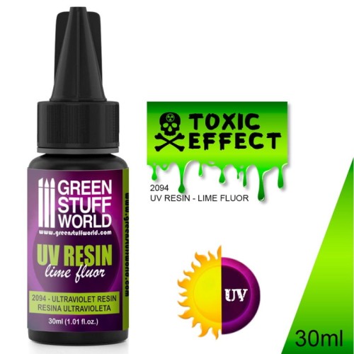 Ultraviolet Resin -FLUOR LIME - 30ml