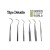 6x Hook and Pick tool Set