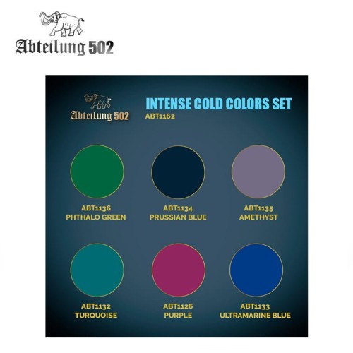 Abt1162 Intense Cold Colors Set