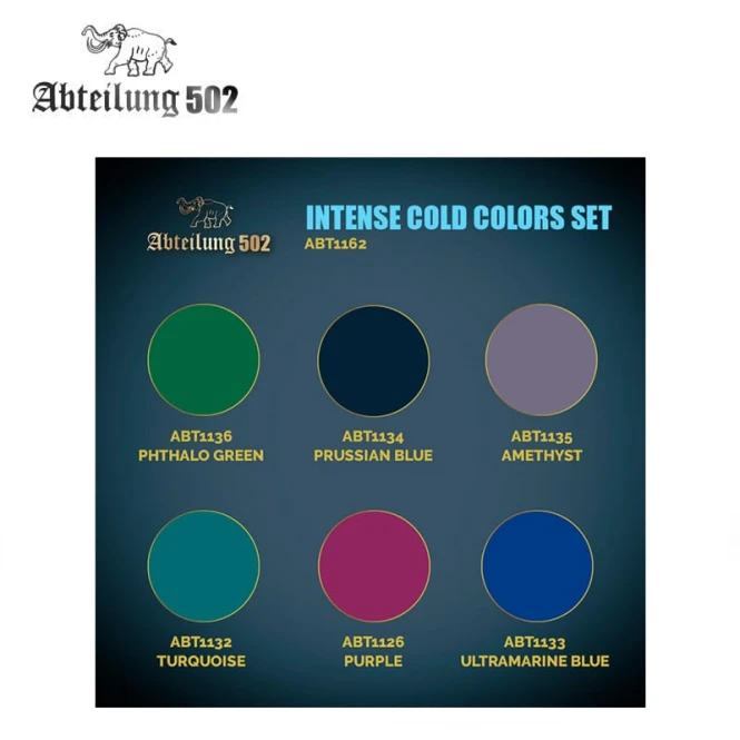 Abt1162 Intense Cold Colors Set