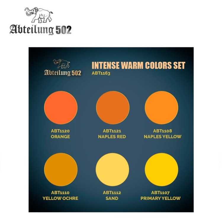 Abt1163 Intense Warm Colors Set